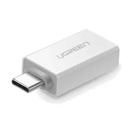 [06310] UGREEN 30155 Type-C Male to USB Type A Female White Converter # 30155
