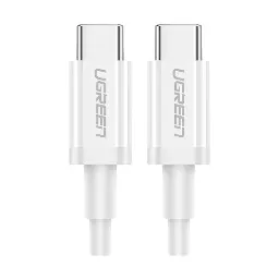 UGREEN USB Type-C Male to Male 1 Meter White Data Cable # 60518