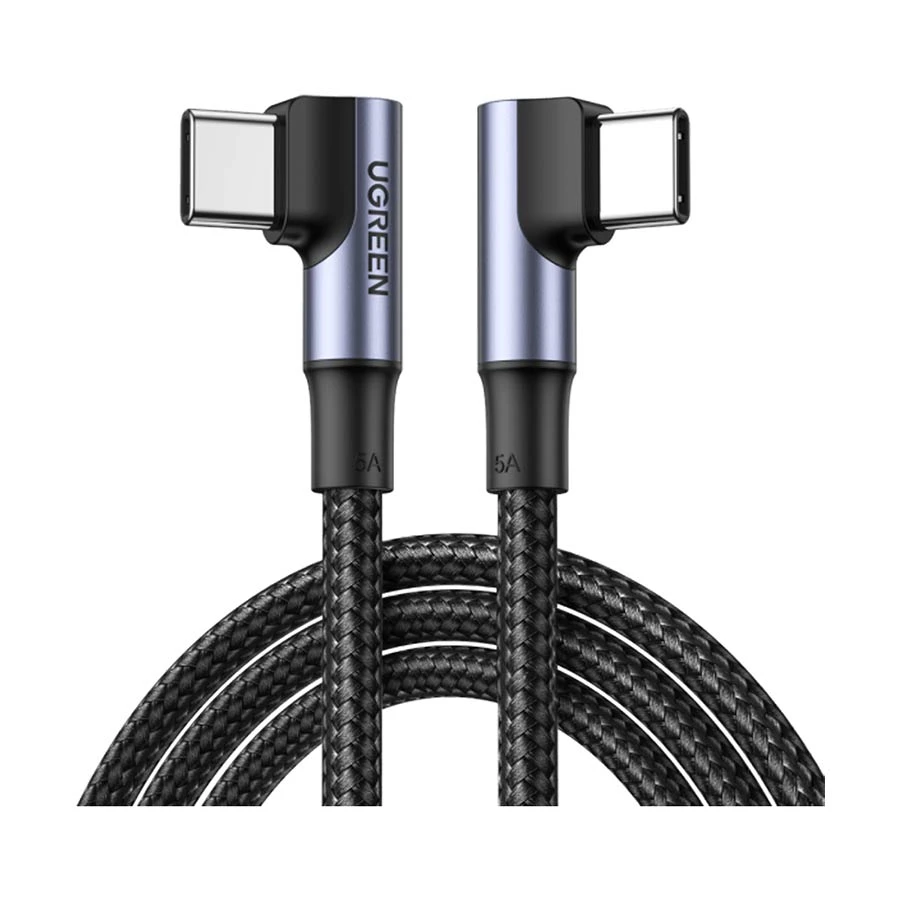 UGREEN US335 (70696) USB Type-C Male to Male, 1 Meter, Space Gray Charging & Data Cable #70696