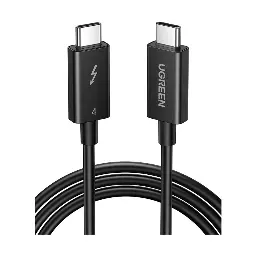 UGREEN US501 (30389) USB Type-C Male to Male, 0.8 Meter, Black Thunderbolt 4 Cable #30389