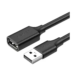 UGREEN US103 (10318) USB Male to Female, 5 Meter, Black Extension Cable # 10318