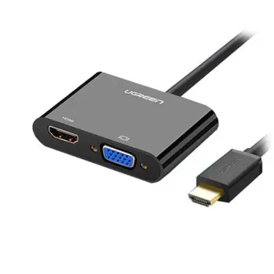 [06460] UGREEN CM101 (40744) HDMI to VGA and HDMI Converter