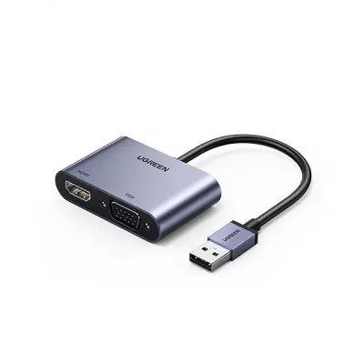 [0002363] UGREEN CM449 (20518) USB 3.0 to HDMI/VGA Converter