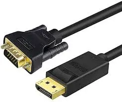 DTECH DisplayPort Male to VGA Male, 3 Meter, Black Cable # DT-CU0307