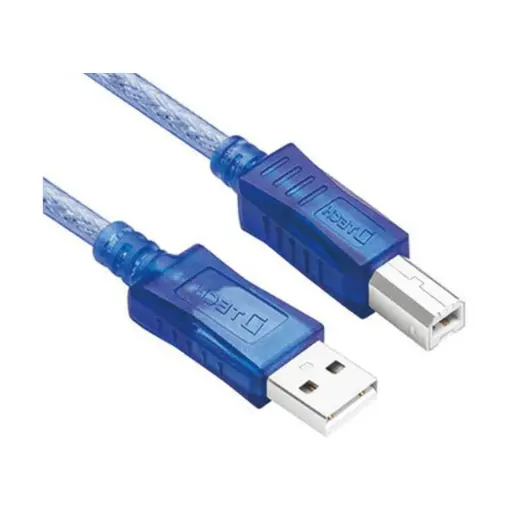 [0002425] DTECH USB Type-A Male to Type-B Male, 10 Meter, Blue Printer Cable #DT-CU0114