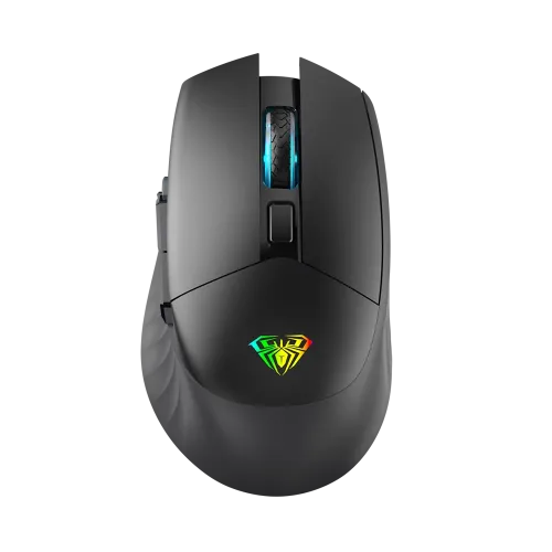 [00716] AULA SC520 2.4G Dual-mode Wired & Wireless Rechargeable Mouse Black