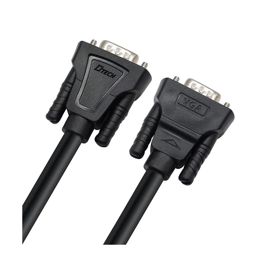 DTECH VGA Male to Male 40 Meter Black Cable # DT-V010