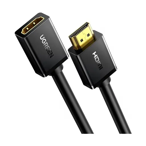 [06621] UGREEN HD107 (10142) HDMI Male to Female 2 Meter, Black Extension Cable # 10142 (4K)