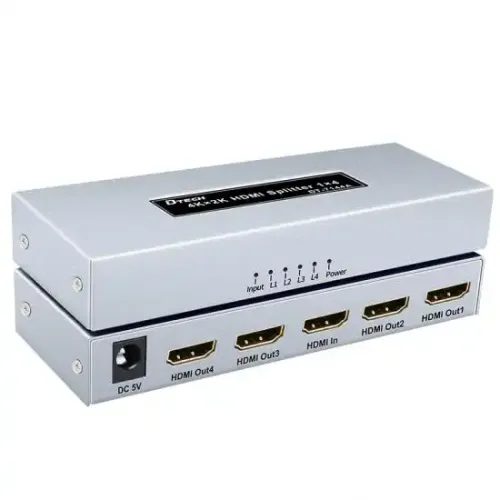 [01677] DTECH DT-7144A 4Kx2K HDMI Splitter 1x4