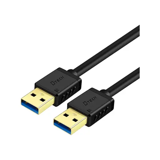 [0002662] DTECH USB Male to Male, 1.5 Meter, Black Extension Cable # DT-CU0301