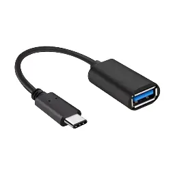 DTECH DT-2980 Type-C Male to USB 3.0 Female Black OTG Converter #DT-2980