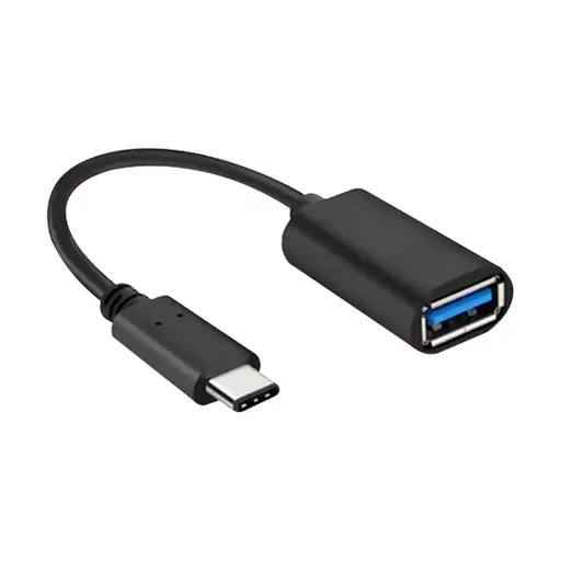 [01637] DTECH DT-2980 Type-C Male to USB 3.0 Female Black OTG Converter #DT-2980
