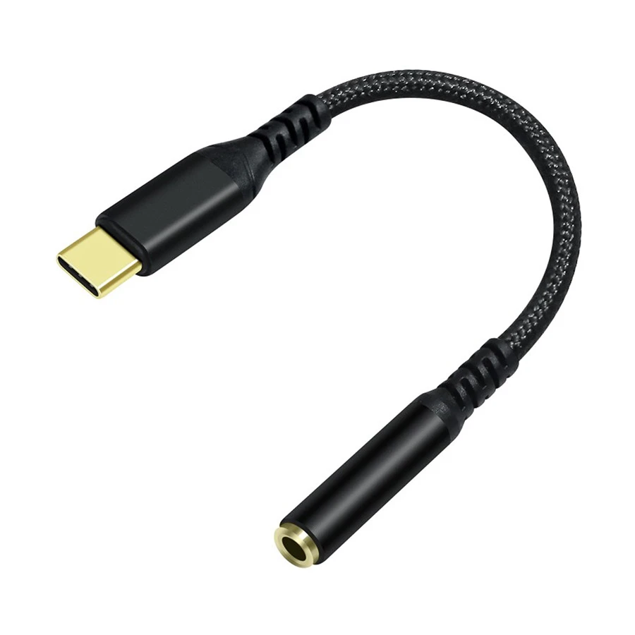 DTECH DCH-2930 Type-C Male to 3.5mm Female Black Converter #DCH-2930