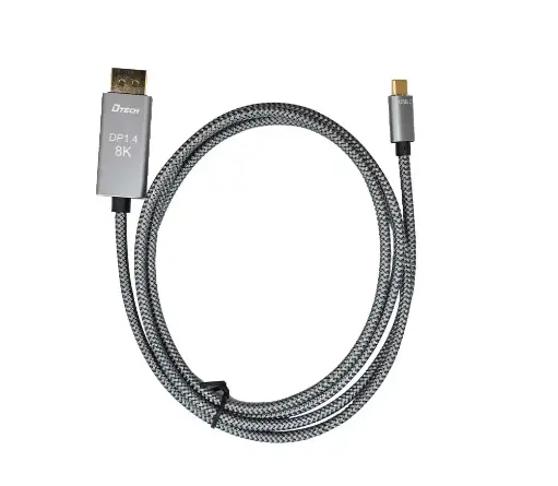 [0002674] DTECH TB-2917 1.5m USB-C to DP 1.4 8K Video/Audio Converter Cable