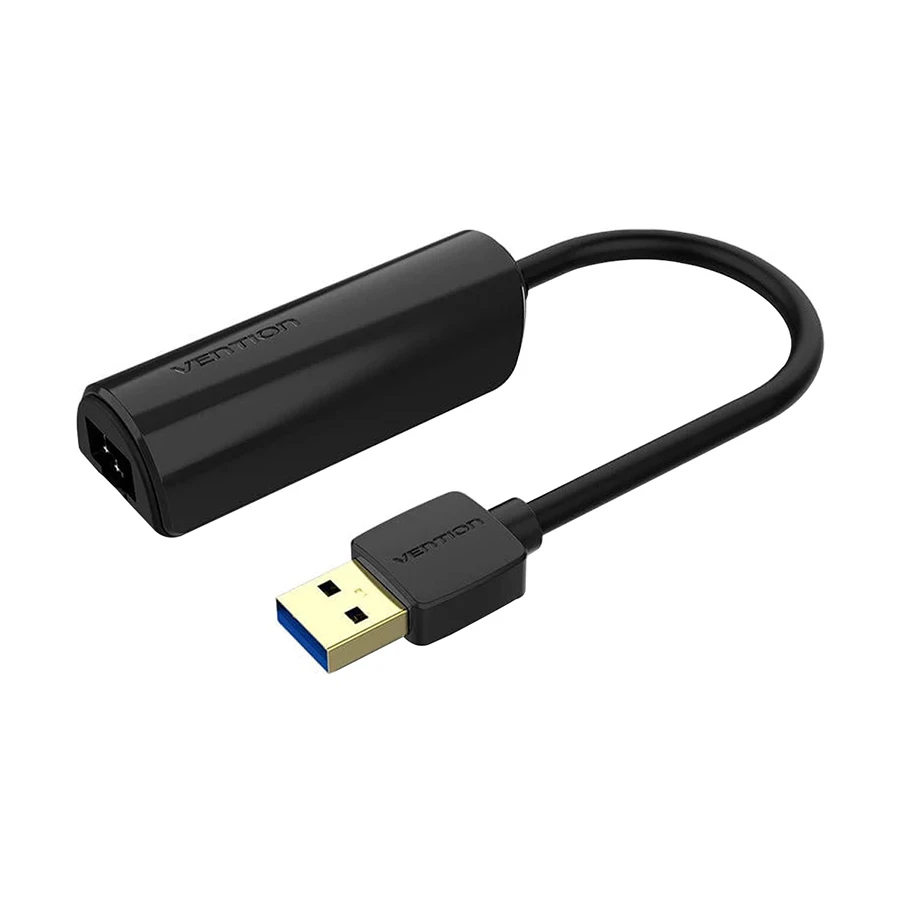 VENTION CEHBB USB Male to LAN Female, 0.15 Meter, Black Converter #CEHBB