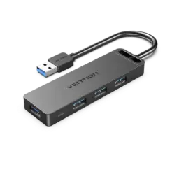 VENTION CHLBF 4-Port USB 3.0 Hub With Power Supply 1M Black