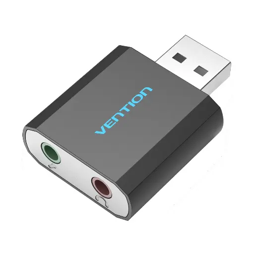 [0002741] VENTION VAB-S17-B USB External Sound Card # VAB-S17-B
