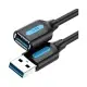 [07101] VENTION CBHBI USB 3.0 A Male to A Female Extension Cable 3.0M Black PVC Type