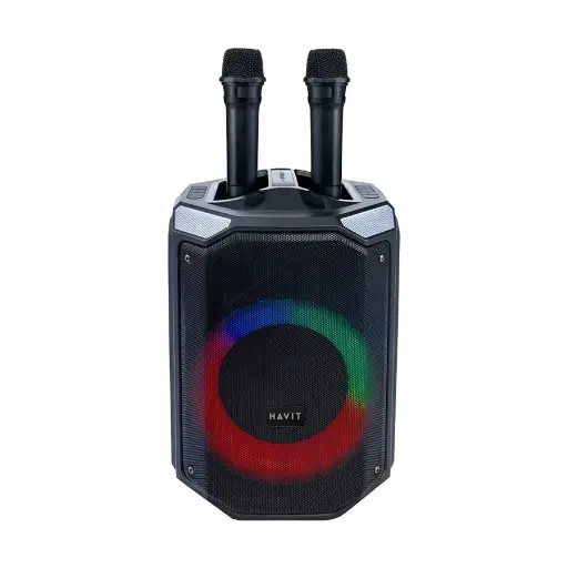 [03109] HAVIT SQ143BT Portable Bluetooth Black Speaker with Microphone
