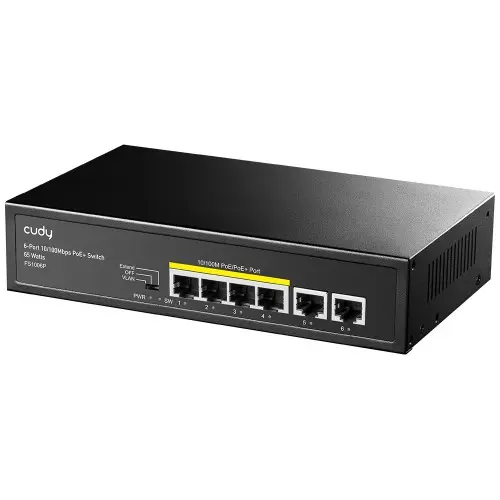 [01462] Cudy FS1006P 6-Port 10/100M PoE+ Switch