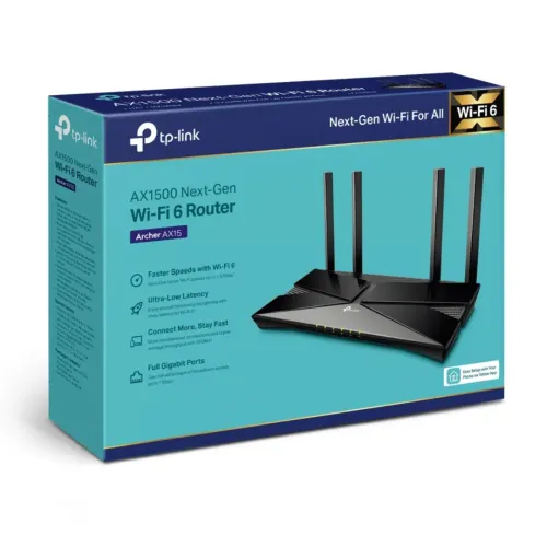[05848] TP-Link Archer AX15 AX1500 Dual Band Gigabit WiFi Router