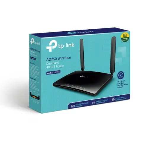 [05872] TP-Link Archer MR200 AC750 Dual Band 4G LTE Router