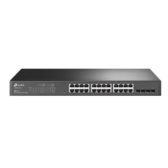 TP-LINK T1600G-28TS (TL-SG2424) 24-Port Gigabit Smart Switch with 4 SFP Slots