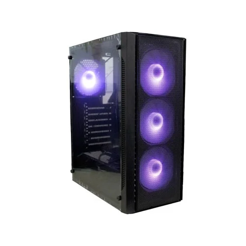 [04841] PC Power PG-200 SNOW BLACK ATX Gaming Casing