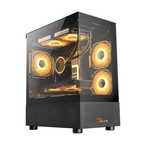 PC Power PG-H30 BK Sea View M-ATX Mid Tower Gaming Casing