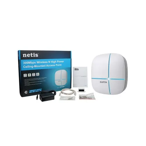 [04602] Netis WF2520P 300Mbps Wireless N High Power Ceiling-Mounted Access Point