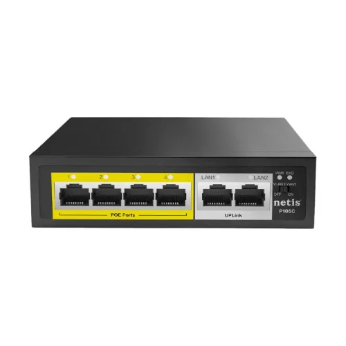 [04577] Netis P106C 6-Port Unmanaged POE Switch