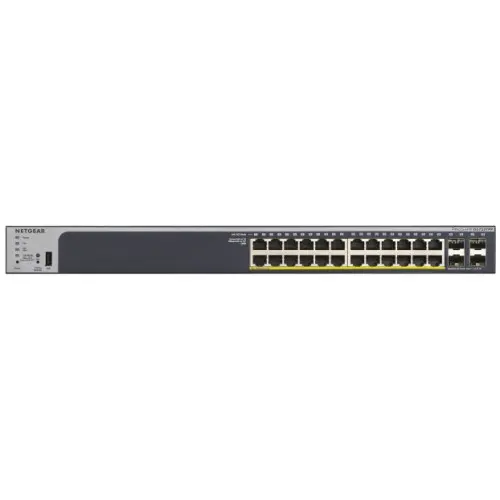 [04545] Netgear GS728TP 24 + 4 SFP Port Pro Safe Gigabit PoE Manage Switch