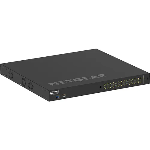 [0003372] Netgear AV Line M4250 GSM4230PX 24-Port Gigabit PoE+ Compliant Managed Network Switch with SFP+ (480W)