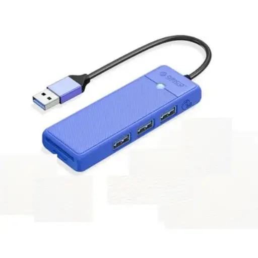 [04670] ORICO PAPW4A-U3-BL Side-Plug USB-A to USB3.0 HUB