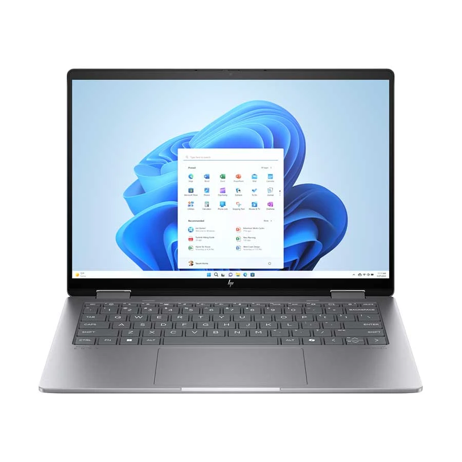 HP Envy X360 Convertible 14-fc0121TU Core Ultra 7 155U 16GB RAM 1TB SSD 14 Inch WUXGA Touch Display Meteor silver Laptop# A0MV5PA#UUF  