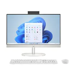 HP AIO 24-cr0085d 13th Gen Intel Core i5 1335U 8GB RAM, 512GB SSD 23.8 Inch FHD Shell White All in One Brand PC #A32Y2PA