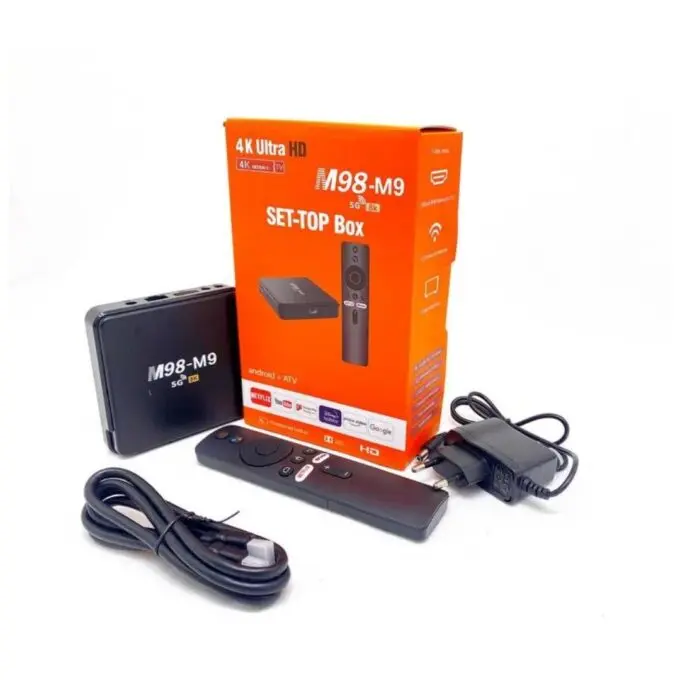 Android tv box 4K ultra HD M98 M9 5G