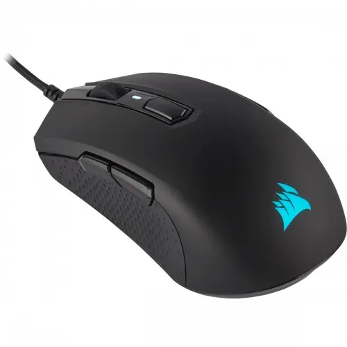 [01437] Corsair M55 Ambidextrous Multi-Grip RGB Pro Wired Gaming Mouse Black