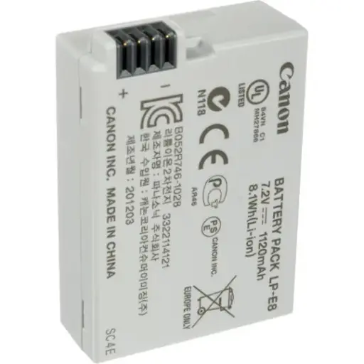 [01336] Canon LP-E8 Rechargeable Lithium-Ion Battery Pack