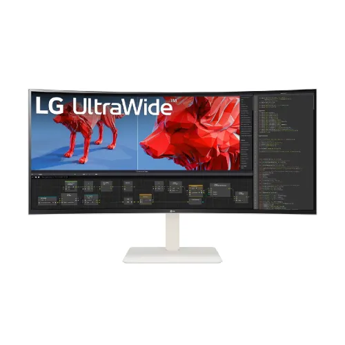[03892] LG 38WR85QC-W 38" WQHD+ UltraWide 144Hz Curved Monitor