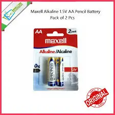 [04136] MAXELL AA (2 PACK) ALKALINE BATTERY
