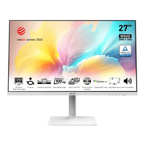 [04206] MSI Modern MD272QXPW 27" 100Hz IPS WQHD Monitor