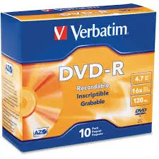 VERBATEM DVD +R SLIM BOX (SINGLE)