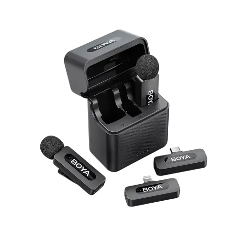 [01116] Boya BY-V3 Combo 2.4GHz Dual Channel Wireless Microphone System