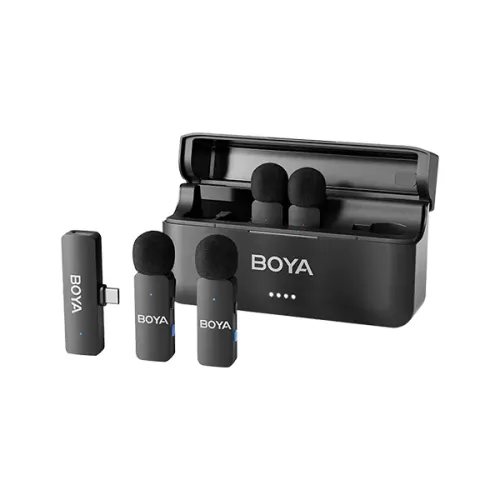 [01117] Boya BY-V4U 2.4GHz 4-Channel Mini Wireless Microphone System