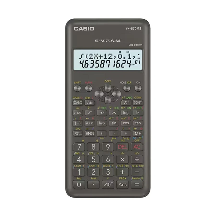 Casio FX-570MS-2 2nd Edition Non Programmable Scientific Calculator #C80