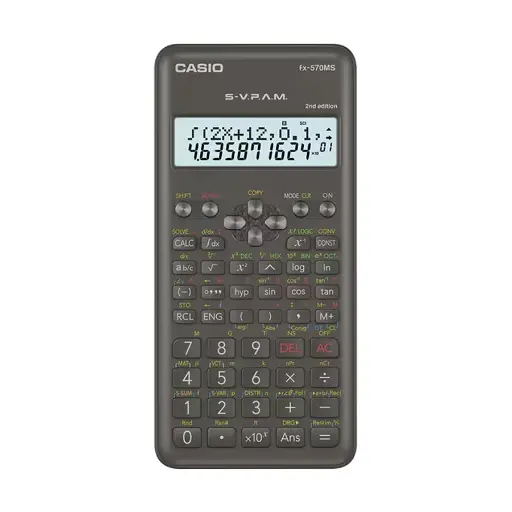 [0004138] Casio FX-570MS-2 2nd Edition Non Programmable Scientific Calculator #C80