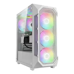 Gamdias AURA GC1 ELITE WH ARGB Mesh ATX Mid-Tower Gaming Casing