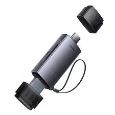 [01010] Baseus Card Reader Dual Output USB-A & Type-C to SD TF Card Reader#WKQX070413