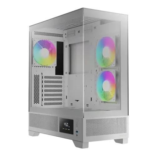 [02721] Gamdias ATLAS M1 WH ARGB ATX Mid-Tower Gaming Casing